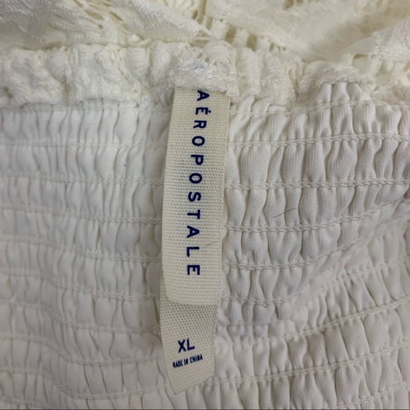 Aeropostale White Lace Dress, Size XL - Picture 6 of 6
